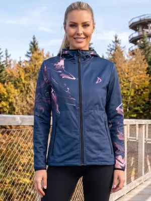 Ženska vrhunska softshell jakna ALTISPORT VOJ/ALW064JACK01 PLAVO RUŽIČASTA