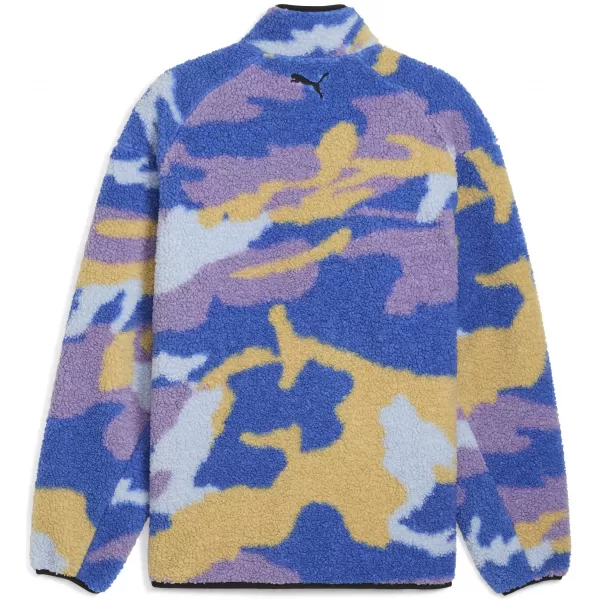  Muška jakna PUMA DYLAN POLAR FLEECE JACKET 632826-01 PLATNO/AOP 