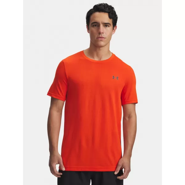  Muška majica kratkih rukava UNDER ARMOUR VANISH SEAMLESS NOVELTY SS 1388129-844 NARANČASTA 