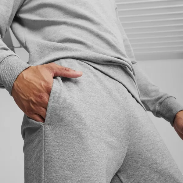  Muške hlače PUMA TEAMGOAL CASUALS PANTS 658598_33 SREDNJE SIVI VRIJESAK/BIJELI 