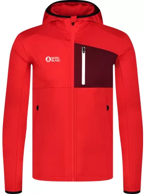 Muški powerfleece duks NORDBLANC BRACKEN NBWFM8286 CRVENA