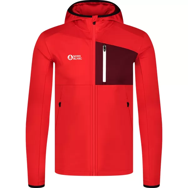 Muški powerfleece duks NORDBLANC BRACKEN NBWFM8286 CRVENA 