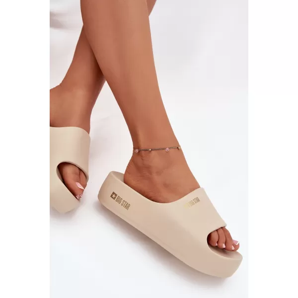  Ženske papuče BIG STAR SS274722 BEŽ Big Star Shoes 