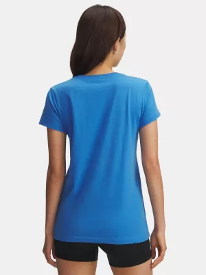Ženska majica kratkih rukava UNDER ARMOUR UA LOGO SS 1356305-402 PLAVA