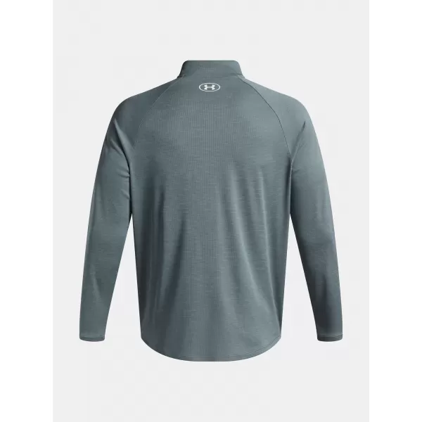  Muška majica kratkih rukava UNDER ARMOUR UA TECH TEXTURED 1/2 ZIP 1382797-587 PLAVA 