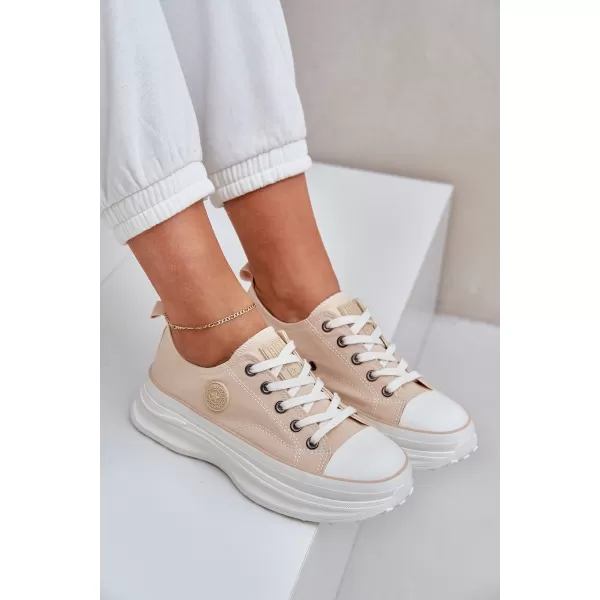  Ženske tenisice BIG STAR NN274127 BEŽ Big Star Shoes 