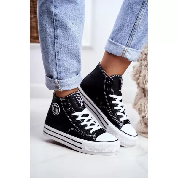  Ženske tenisice BIG STAR GG274012 BLACK Big Star Shoes 