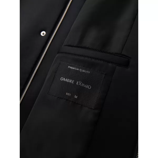  Muški kaput OMBRE OM-COLC-0144 CRNA 