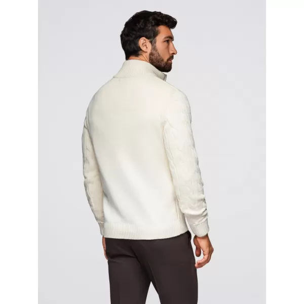  Muški pulover OMBRE OM-SWZS-0138 KREMA 
