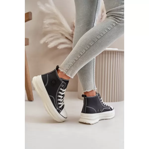  Ženske tenisice BIG STAR OO274068 BLACK Big Star Shoes 
