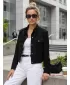 Ženska jakna DSTREET TY5668 CRNA