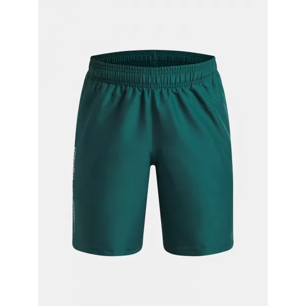  Kratke hlače za dječake UNDER ARMOUR UA TECH WOVEN WORDMARK SHORT 1383341-338 ZELENA 