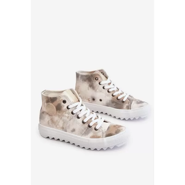  Ženske tenisice BIG STAR LL274047 WHITE/OLIVE Big Star Shoes 