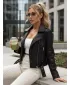Ženska jakna DSTREET TY5648 CRNA
