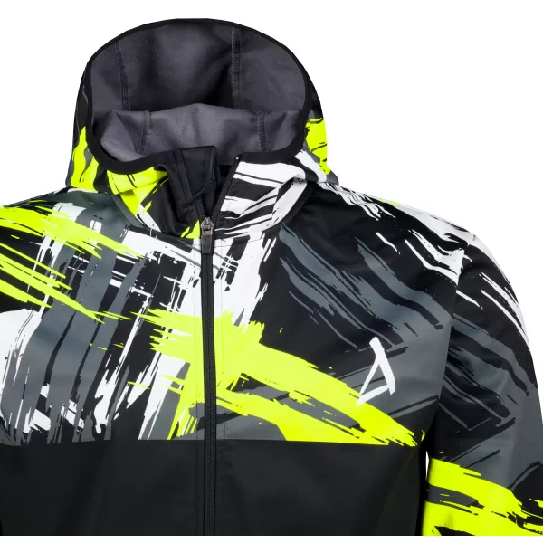  Muška vrhunska softshell jakna ALTISPORT VOJ/ALM039JACK01 CRNA I ŽUTA 
