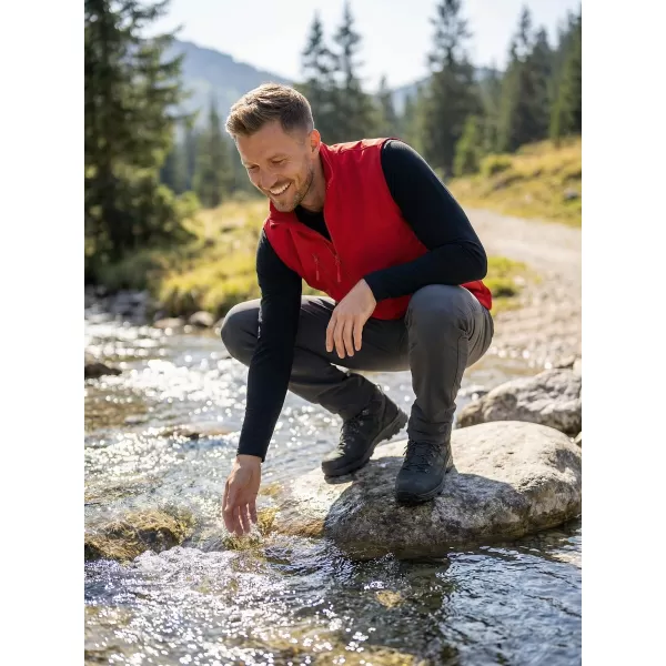  Muški softshell prsluk ALTISPORT NoPrint NP/ALM865 CRVENA 