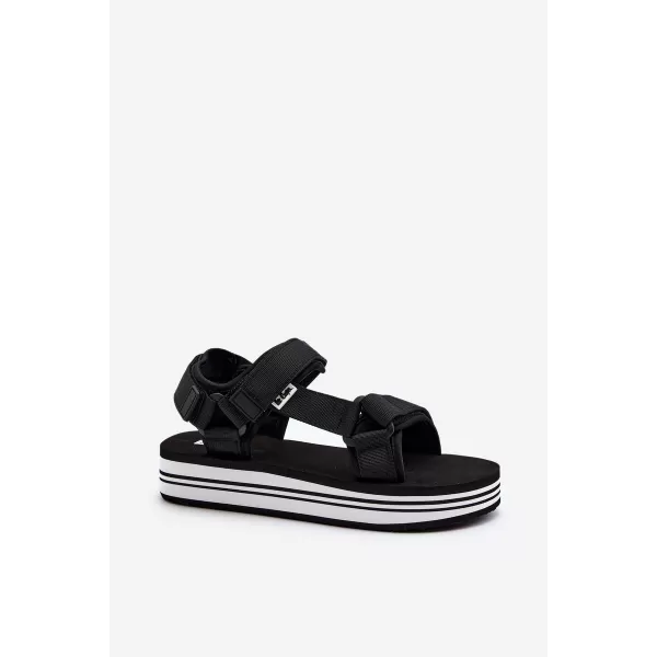  Ženske sandale LEE COOPER LCW-24-05-2753L CRNO/BIJELO 