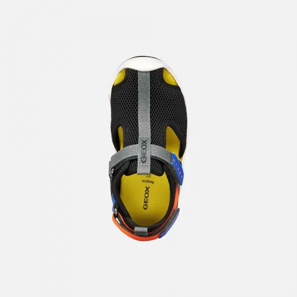  Sandale za dječake GEOX WADER J1530A00014C0038 CRNA 