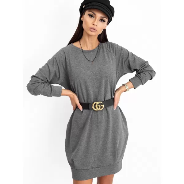  Haljina BASIC FEEL GOOD RV-TU-5184.93P TAMNOSIVA 