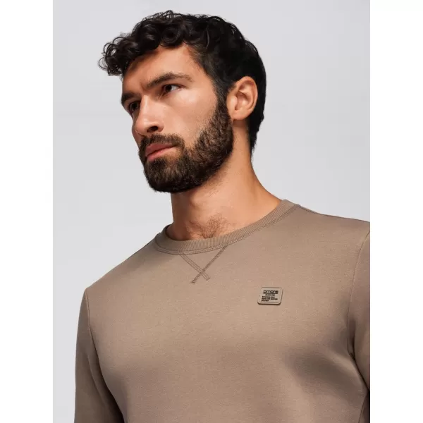  Muški sweatshirt OMBRE OM-SSNZ-0243 SVIJETLOSMEĐA 