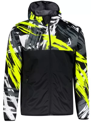 Muška vrhunska softshell jakna ALTISPORT VOJ/ALM039JACK01 CRNA I ŽUTA