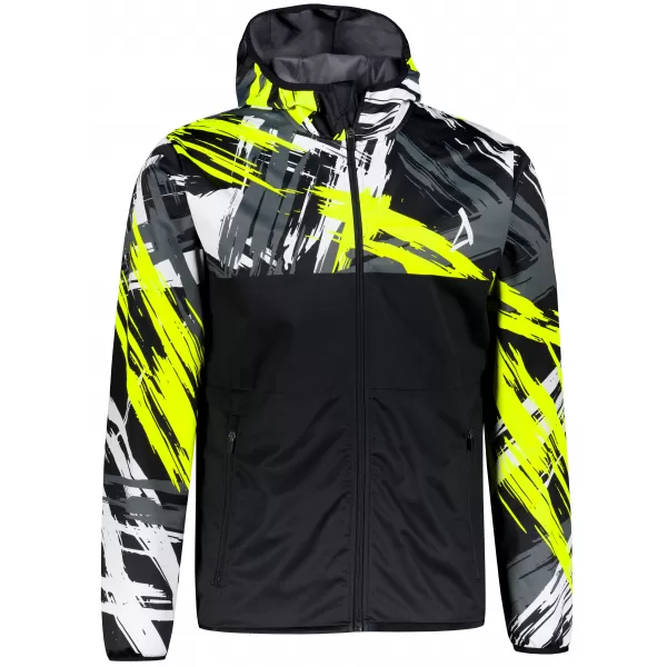  Muška vrhunska softshell jakna ALTISPORT VOJ/ALM039JACK01 CRNA I ŽUTA 