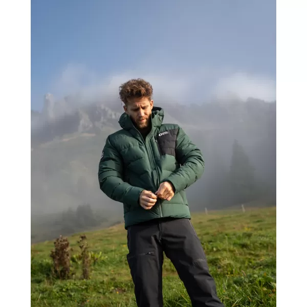  Muška zimska jakna NORDBLANC BRAMBLE NBWJM8258 TAMNO ZELENA 
