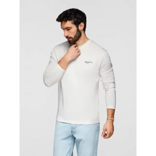 Muška majica kratkih rukava OMBRE OM-LSPT-0136 BIJELA 
