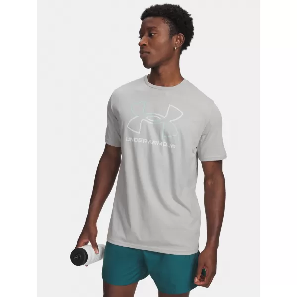  Muška majica kratkih rukava UNDER ARMOUR UA GL FOUNDATION UPDATE SS 1382915-069 SIVA 