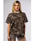 Majica opuštenog kroja POWER 894 SVIJETLO SMEĐA CAMO Nebbia