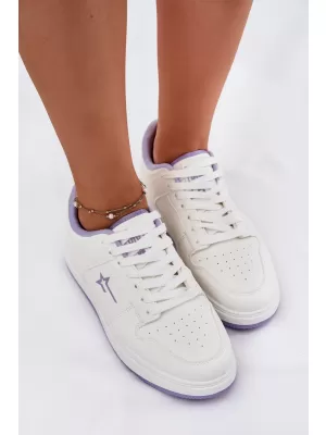 Ženske tenisice BIG STAR RR274A245 BIJELE/LJUBIČASTE Big Star Shoes
