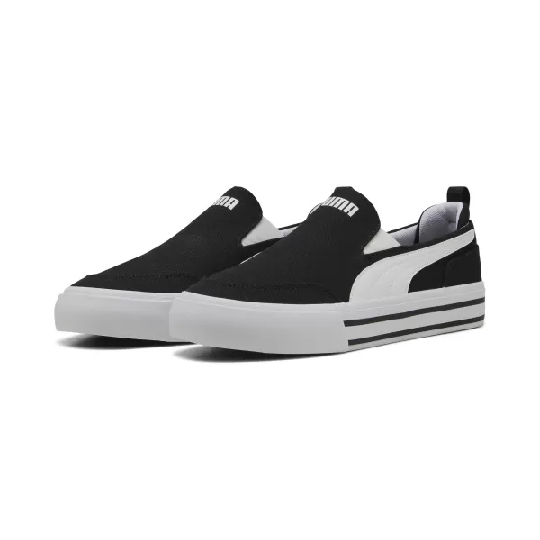  Čizme PUMA COURT CLASSIC VULC SLIPON 400216_02 PUMA CRNA/PUMA BIJELA 