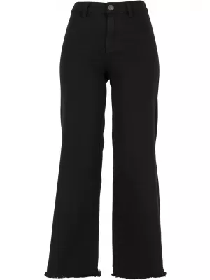 Ženske traperice URBAN CLASSICS TB7546 CRNA