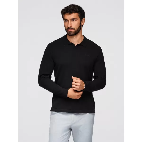  Muški pulover OMBRE OM-POLS-0140 CRNA 