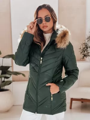 Ženska jakna DSTREET TY4008 ZELENA