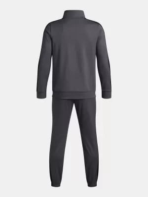 Dječački komplet UNDER ARMOUR UA RIVAL KNIT TRACK SUIT 1363290-025 SIVA