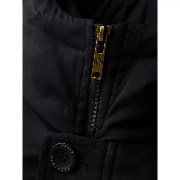  Muška parka OMBRE OM-JAPJ-0287 CRNA 