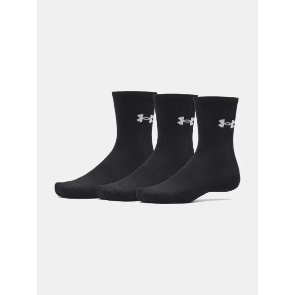  Čarape UNDER ARMOUR PERFORMANCE COTTON 3P CRW 6009685-008 CRNA 
