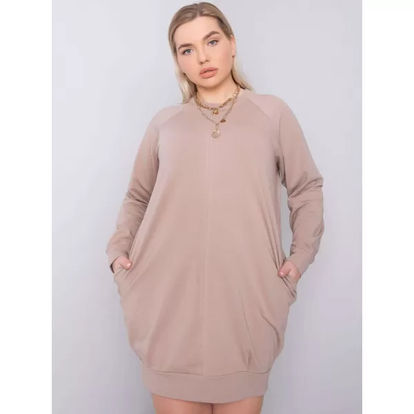  Haljina BASIC FEEL GOOD RV-SK-6296.99 TAMNO BEŽ 