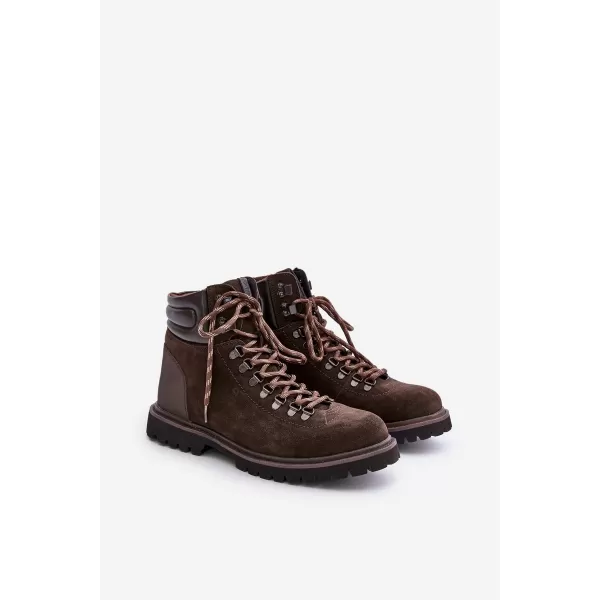  Muške cipele BIG STAR OO174644 SMEĐA/BEŽ Big Star Shoes 