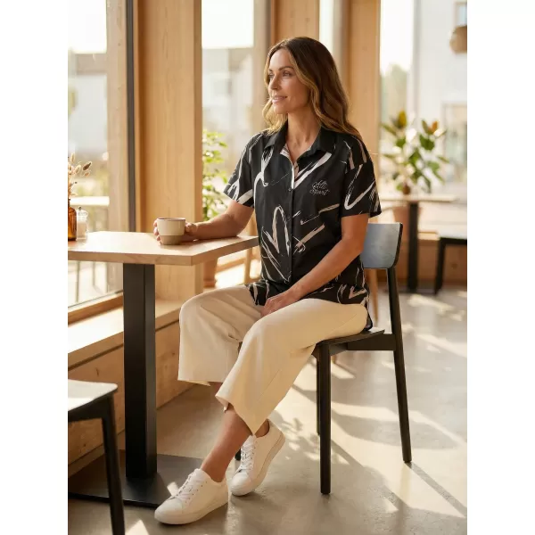  Ženska vrhunska košulja ALTISPORT VOJ/ALW049KOS01 CRNO-BIJELO 