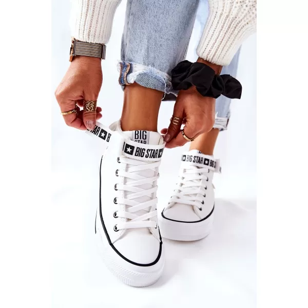 Ženske tenisice BIG STAR GG274027 WHITE Big Star Shoes 