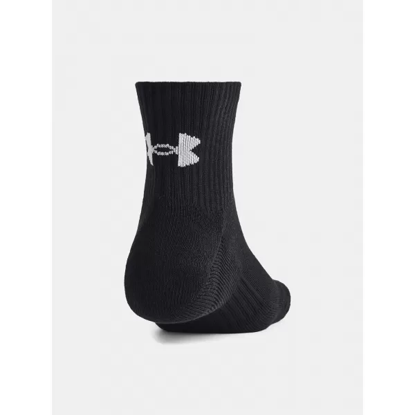  Čarape UNDER ARMOUR UNISEX UA TC QTR (3 PÁRY) 1386372-001 CRNA 