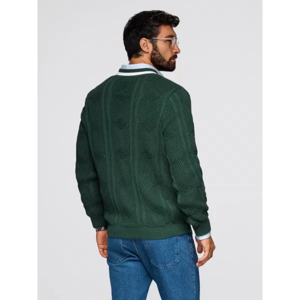  Muški pulover OMBRE OM-SWSW-0151 ZELENA 