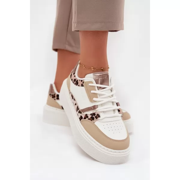  Ženske tenisice BIG STAR SS274357 WHITE/BEIGE Big Star Shoes 