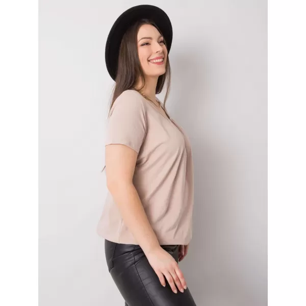  Ženska majica kratkih rukava BASIC FEEL GOOD RV-TS-6320.85P BEŽ 