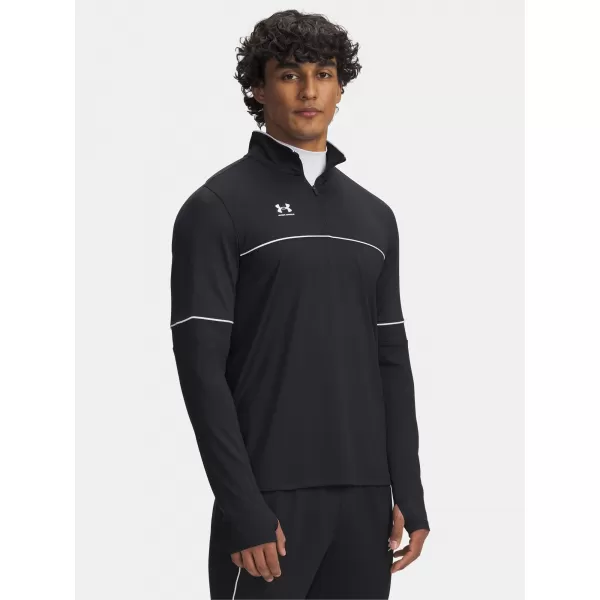  Muška majica kratkih rukava UNDER ARMOUR M CHALLENGER TRAINING QZ 6004043-001 CRNA 
