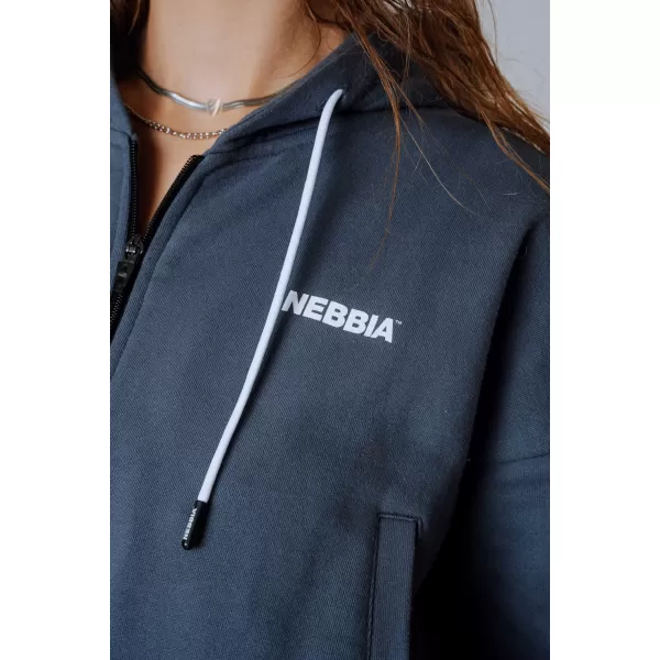  Hoodie na patentni zatvarač POWER 895 SIVA Nebbia 