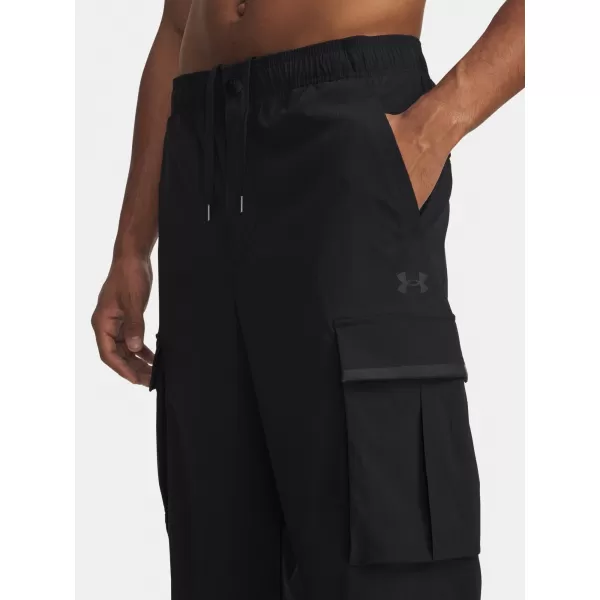  Muške sportske hlače UNDER ARMOUR UNSTPBLE TXTR WOVEN CARGO 6003862-001 CRNA 
