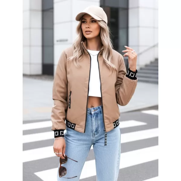  Ženska jakna DSTREET TY3764 BEŽ 